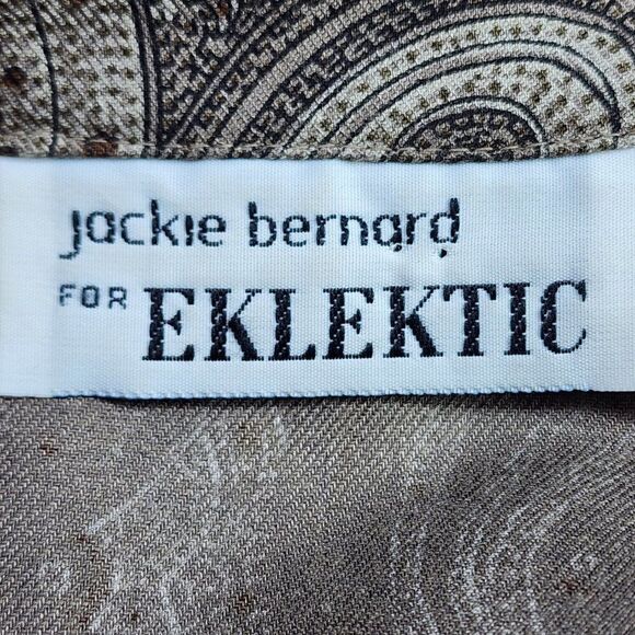Vintage 80's Jackie Bernard for Eklektic Beige Jumpsuit, Women's 8 - Picture 6 of 11